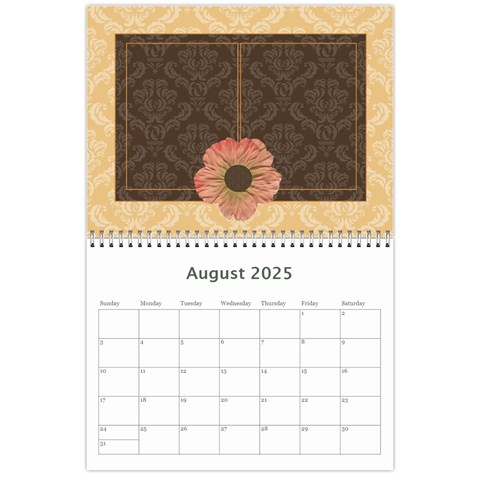 Heritage 12 Month Calendar By Klh Aug 2025