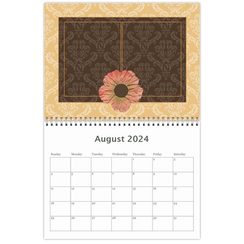 Heritage 12 Month Calendar By Klh Aug 2024