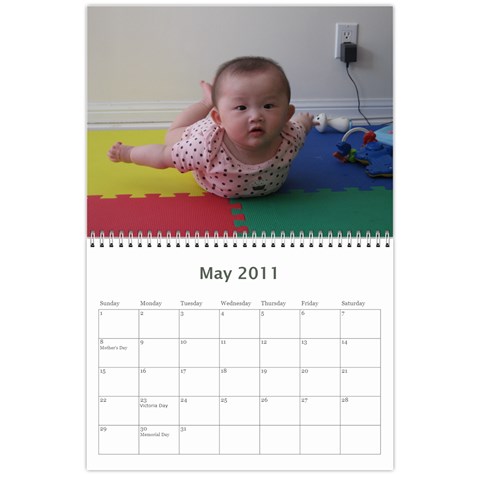 2011 Calendar May 2011