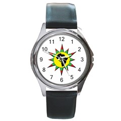 Connecting to African Womens/Mens Watch - Round Metal Watch