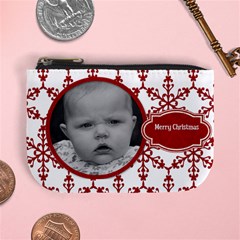 Christmastime Mini Coin Purse (Snowflakes)