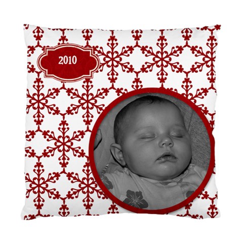 Cushion Case Christmas Snowflakes (2 Sided) By Jen Back
