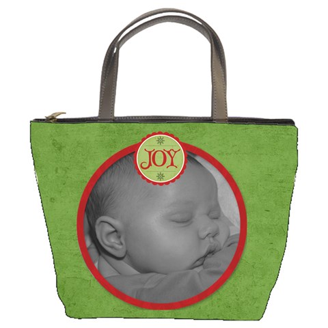 Joy Green Bucket Bag By Jen Front