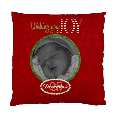 Wishing You Joy Cushion Case (2 Sided) By Jen Back