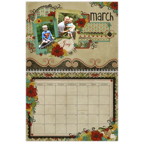 2011 Calendar By Amber Belt Mar 2011