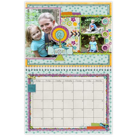 2011 Calendar By Amber Belt Aug 2011