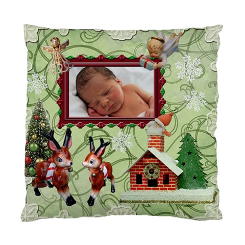 Santa Just Brought Us The Best Present 2023 2 Sided Cushion Case By Ellan Back