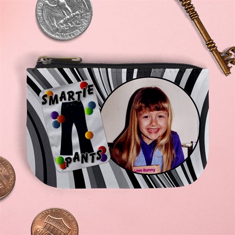 Smartie Pants Mini Coin Purse By Lil Front