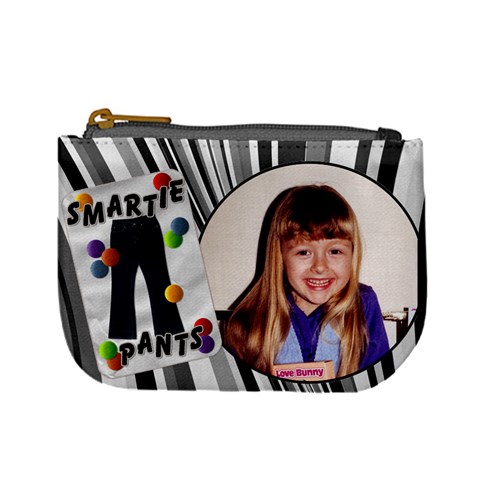 Smartie Pants Mini Coin Purse By Lil Front