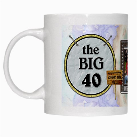 40th Birthday Mug By Lil Left