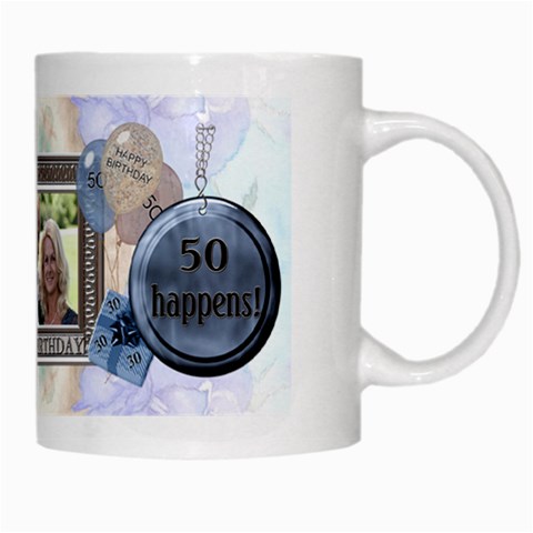 50th Birthday Mug By Lil Right