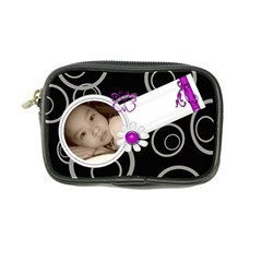 Circles On Black Mini Purse