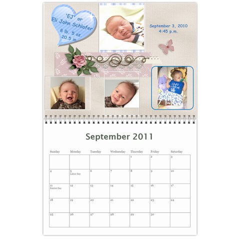 2011 Family Calendar By Peggy Reed Sep 2011