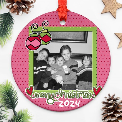 Circle Ornament 1 By Martha Meier Front