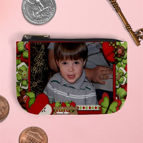Applelicious Coin Purse By Linda Front