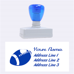 Football Large Address Stamp