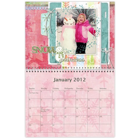 2012 Calendar By Tonya Regular Jan 2012