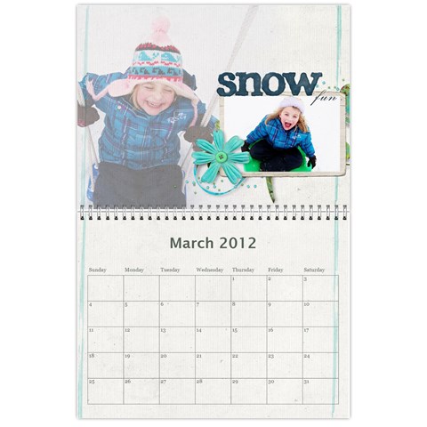 2012 Calendar By Tonya Regular Mar 2012