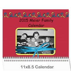 2015 Family Calendar 2 - Wall Calendar 11  x 8.5  (12-Months)