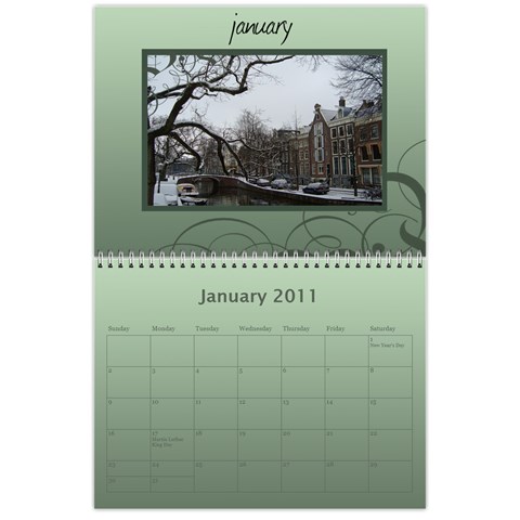 Calendar By Helen Carr Jan 2011