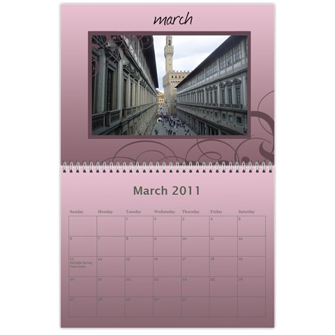 Calendar By Helen Carr Mar 2011