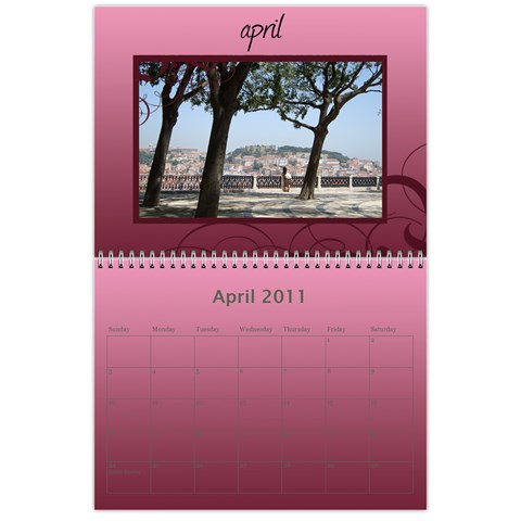 Calendar By Helen Carr Apr 2011