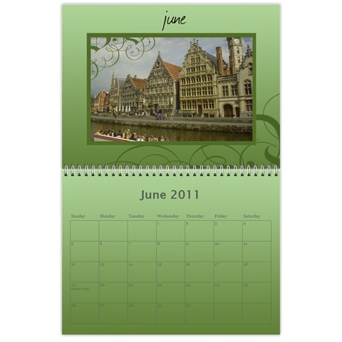 Calendar By Helen Carr Jun 2011