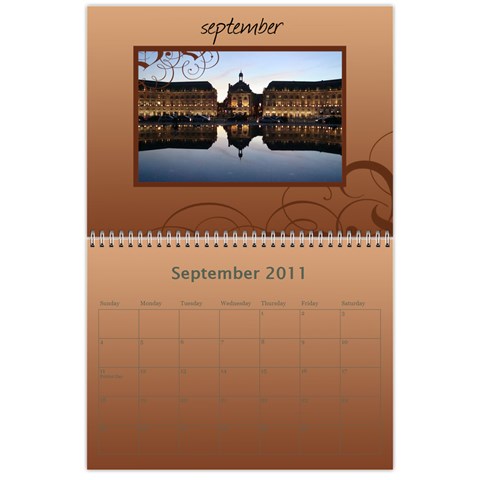 Calendar By Helen Carr Sep 2011