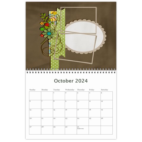 Calendar Template Oct 2024