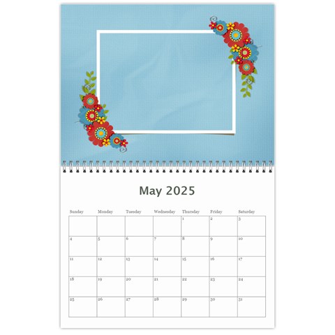 Calendar Template May 2025