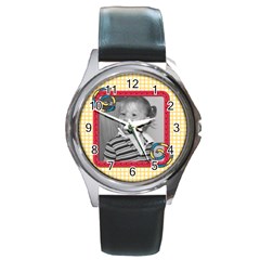 Whirlygig watch 3 - Round Metal Watch