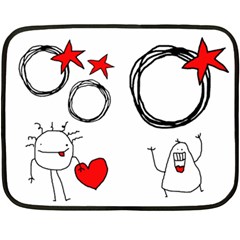 garabatos blanket 01 (4 styles) - Fleece Blanket (Mini) garabatos blanket 01 (4 styles) - Fleece Blanket (Mini)