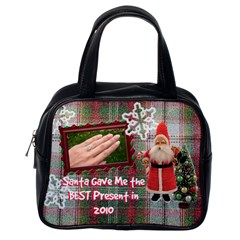 Santa Brought Me the BEST Present in 2010 Purse - Classic Handbag (One Side)