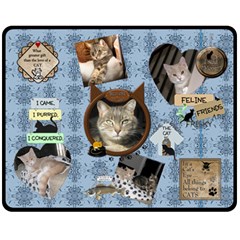 Cat Medium Fleece Blanket - Fleece Blanket (Medium)