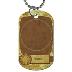 Feeling Nostalgic Round Frame - Dog Tag (One Side)