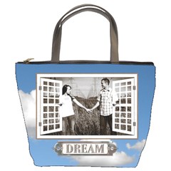 Dream Blue Sky Bucket Bag