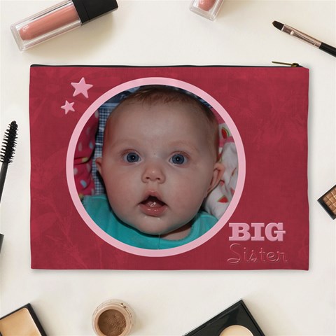 Cosmetic Bag (xl) Big Sister By Jen Back