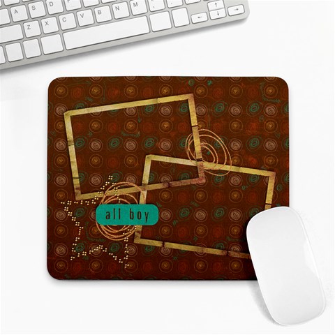All Boy Mousepad By Mikki Front