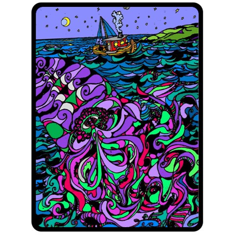 Oceans Mystery By Alienjunkyard 80 x60  Blanket Front