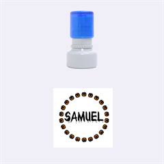 Samuel pumpkin - Rubber Stamp Round (Small)