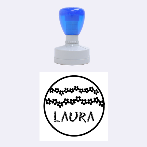 Laura  By Carmensita 1.5 x1.5  Stamp