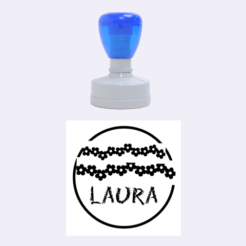 Laura  By Carmensita 1.5 x1.5  Stamp