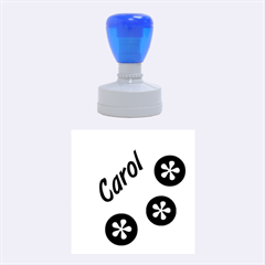 Carol - Rubber Stamp Round (Medium)