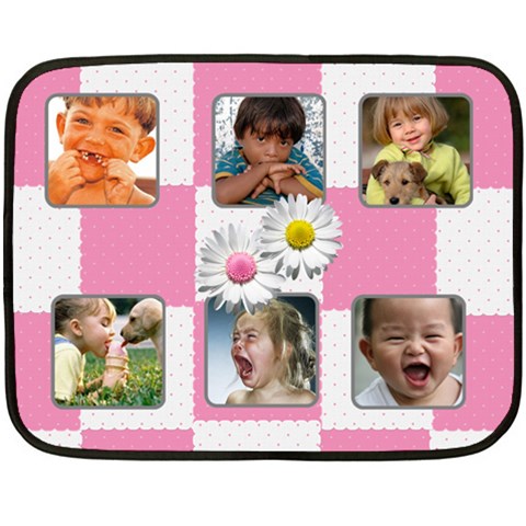 Pink Blanket By Carmensita 35 x27  Blanket Front