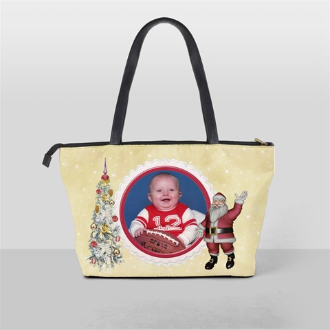 Here Comes Santa Custom Classic Shoulder Bab By Spg Back