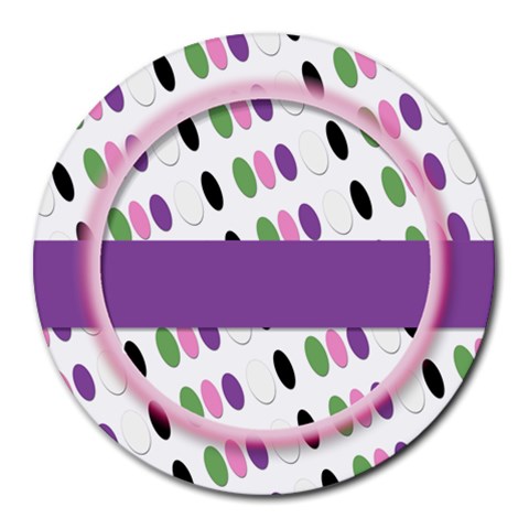 Mouse Pads By Brooke 8 x8  Round Mousepad - 19