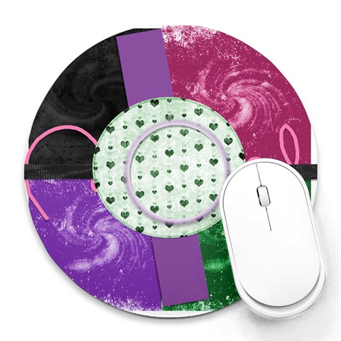 Mouse Pads By Brooke 8 x8  Round Mousepad - 20