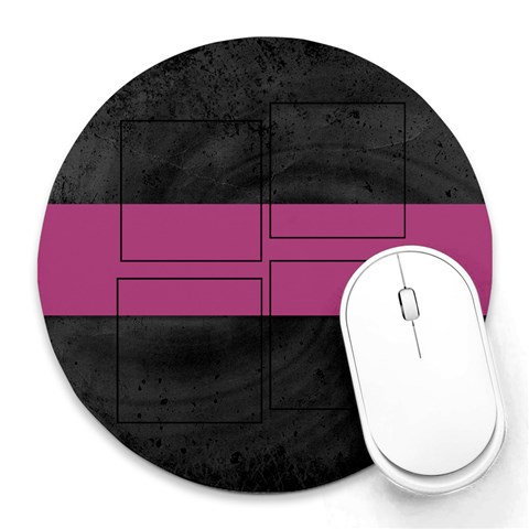Mouse Pads By Brooke 8 x8  Round Mousepad - 4