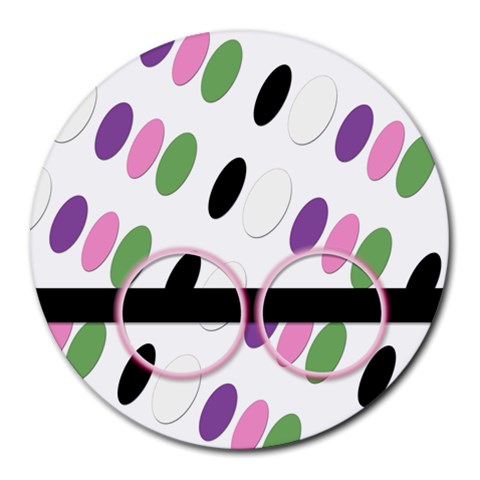 Mouse Pads By Brooke 8 x8  Round Mousepad - 8