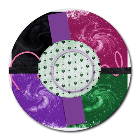 Mouse Pads By Brooke 8 x8  Round Mousepad - 10